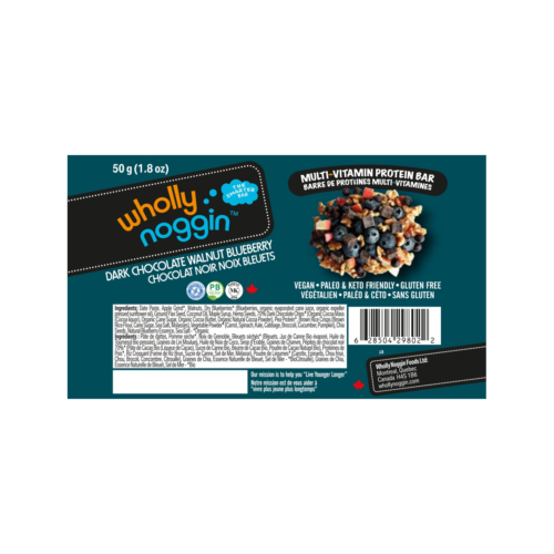 Dark Chocolate Walnut Blueberry Bar